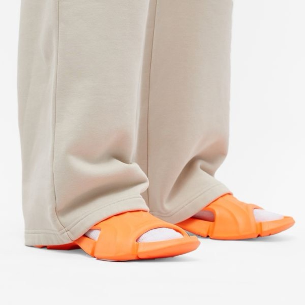 Balenciaga Orange Foam Slide Sandals - Picture 9 of 9